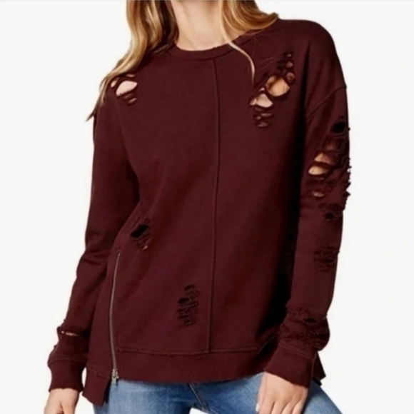 Joe's Jeans Tops - Joe's Jeans | Women's Distressed Marlot Sweatshirt, Size M